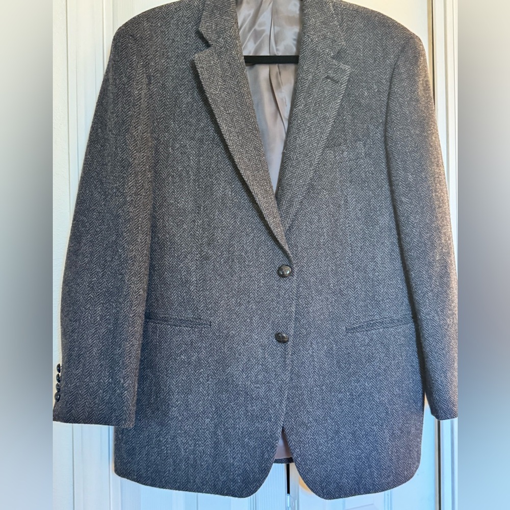 Lauren Ralph Lauren Men's Herringbone Gray Sport Coat